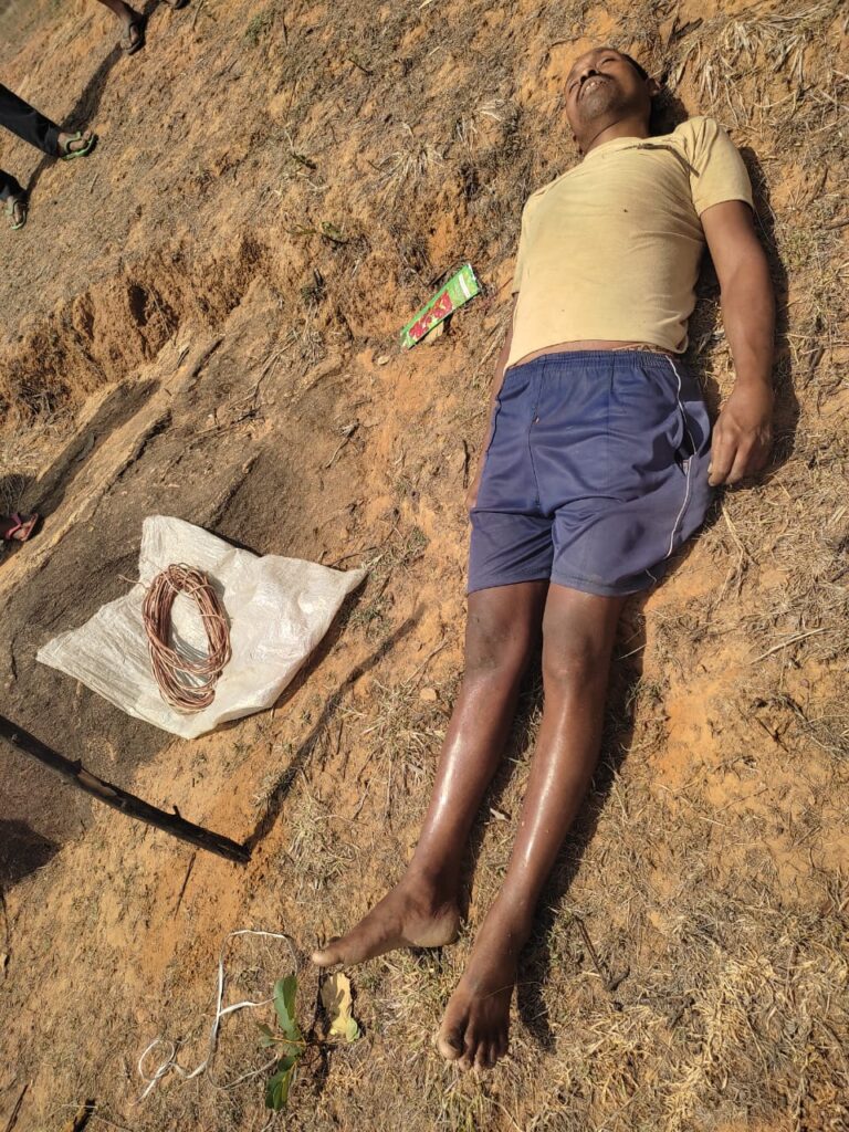 मछली मारने के लिए खुद के बिछाए करेंट की चपेट में आने से ग्रामीण की मौत, पसरा मातम