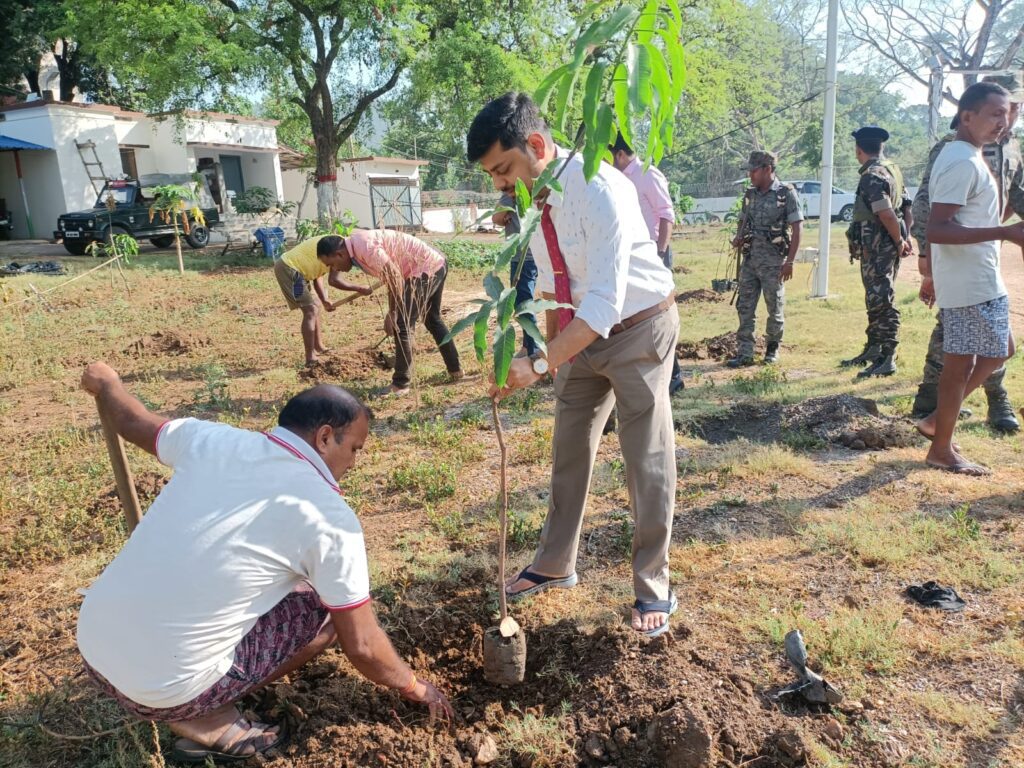 Koderma: उपायुक्त व उप विकास आयुक्त ने पौधारोपण कर पार्यावरण व जल संरक्षण का संदेश दिये