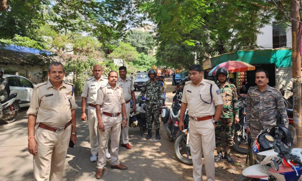 बजरंग दल के शौर्य जागरण यात्रा और धर्मसभा को लेकर सुरक्षा व्यवस्था कड़ी
