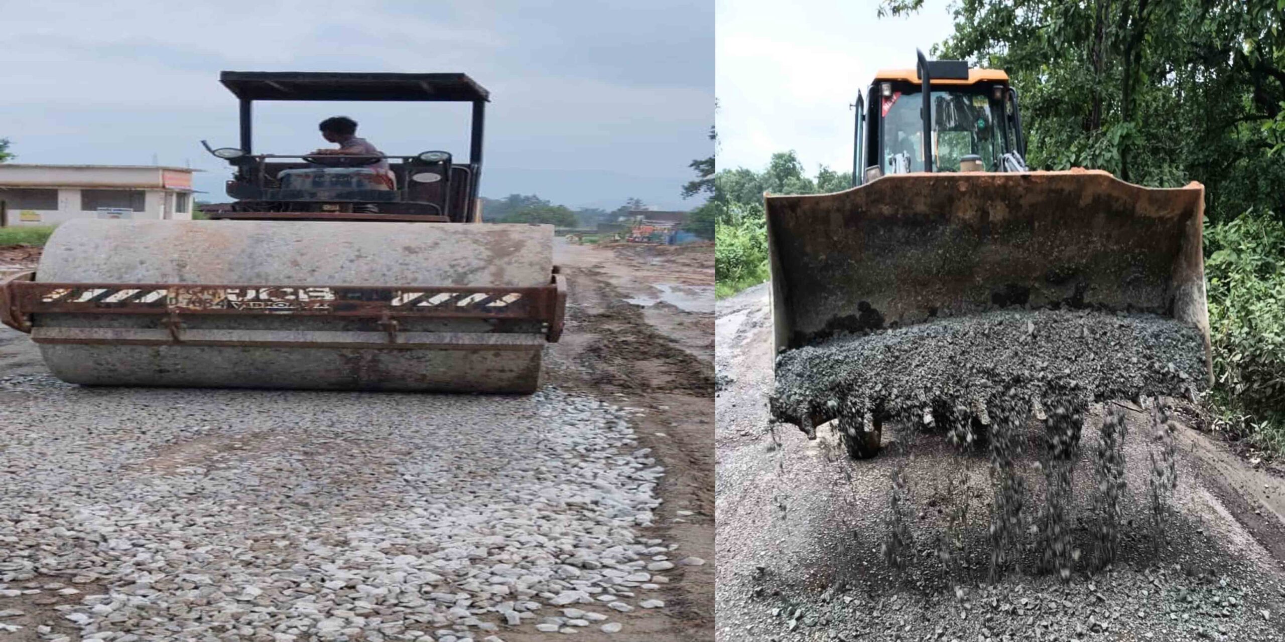 Balrampur Ramanujganj NH Repairing