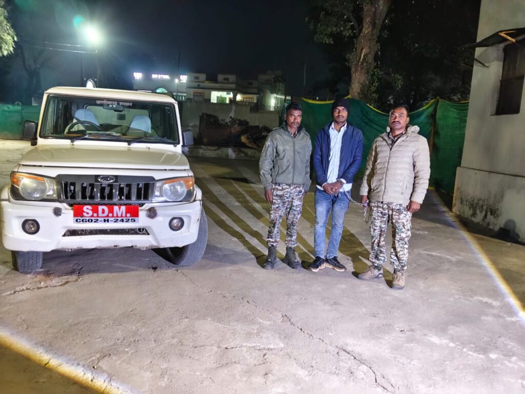 अवैध धान परिवहन मामले में बड़ी कार्रवाई, मोस्ट वांटेड आरोपी दबोचा गया, राजस्व टीम पर हमले की कोशिश