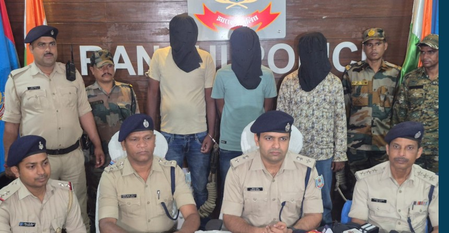 रांची में ज्वेलरी दुकान में लूट का खुलासा, तीन आरोपी गिरफ्तार