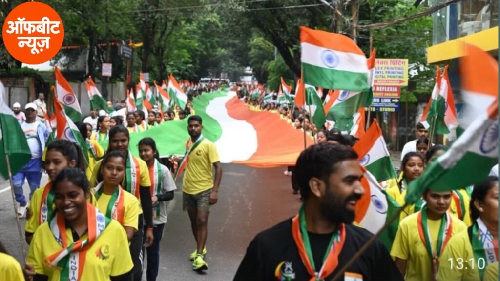 रांची में तिरंगे के रंग में रंगा शहर, हजारों लोगों ने निकाली भव्य यात्रा; गूंजता रहा ‘भारत माता की जय’