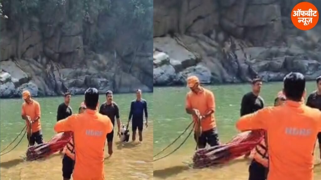 डाटम-पाटम फॉल में डूबे दो युवकों के शव 20 घंटे बाद मिले, नहाने के दौरान गहरे पानी में चले गए थे दोनों